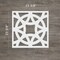Ekena Millwork Large Brownsville Decorative Fretwork Wall Panels in Architectural PVC, 23 3/8"W x 23 3/8"H x 3/8"T WALP24X24BNE - alternate 2